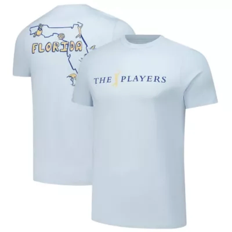 Golf Unisex Light THE PLAYERS Florida Outline T-Shirt