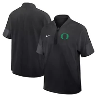 NCAA Nike Oregon Ducks 2025 Sideline Short Sleeve Quarter-Zip Coach Jacket