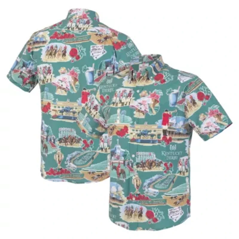 Horse Racing Kentucky Derby Button-Up Shirt
