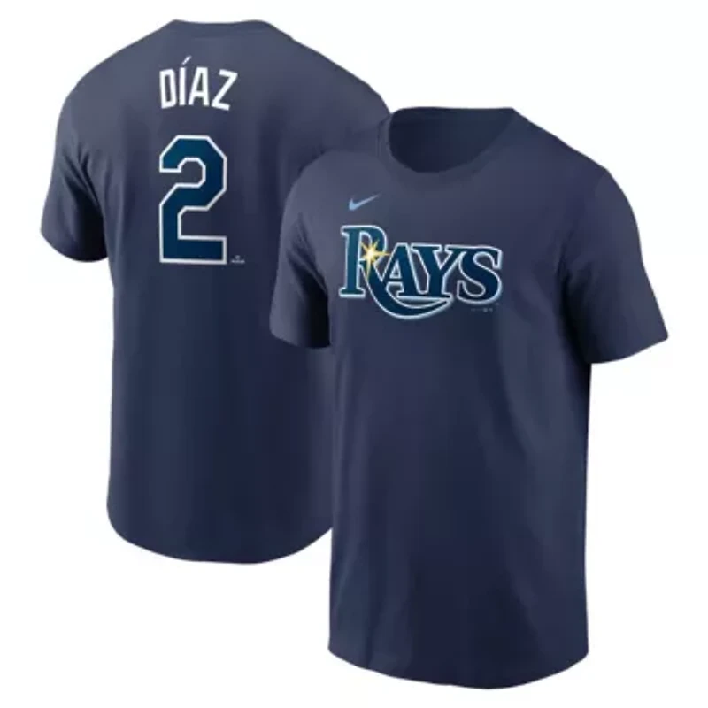 MLB Nike Yandy Diaz Tampa Bay Rays Fuse Name & Number T-Shirt