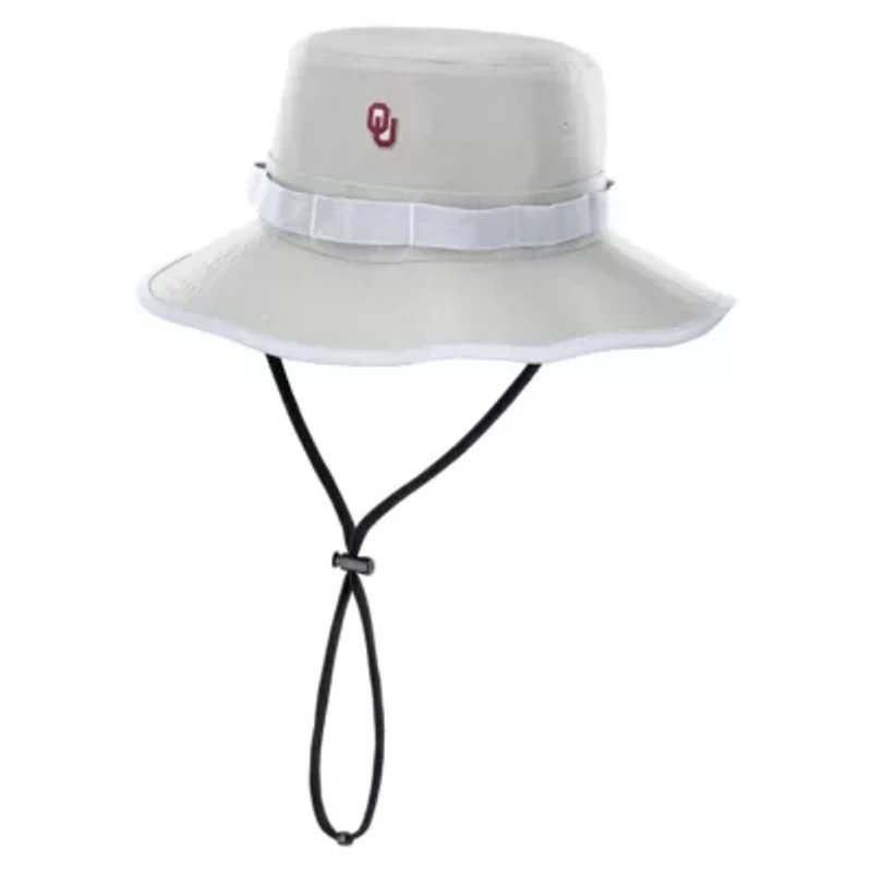 NCAA Nike Oklahoma Sooners 2025 Sideline Apex Boonie Performance Bucket Hat