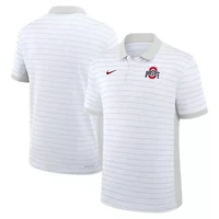 NCAA Nike Ohio State Buckeyes 2025 Early Season Coaches Sideline Victory Stripe Dri-FIT Polo