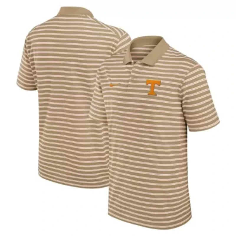 NCAA Nike Tennessee Volunteers Athletic Prep Striped Dri-FIT Polo