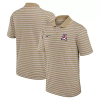 NCAA Nike Arizona Wildcats Athletic Prep Striped Dri-FIT Polo