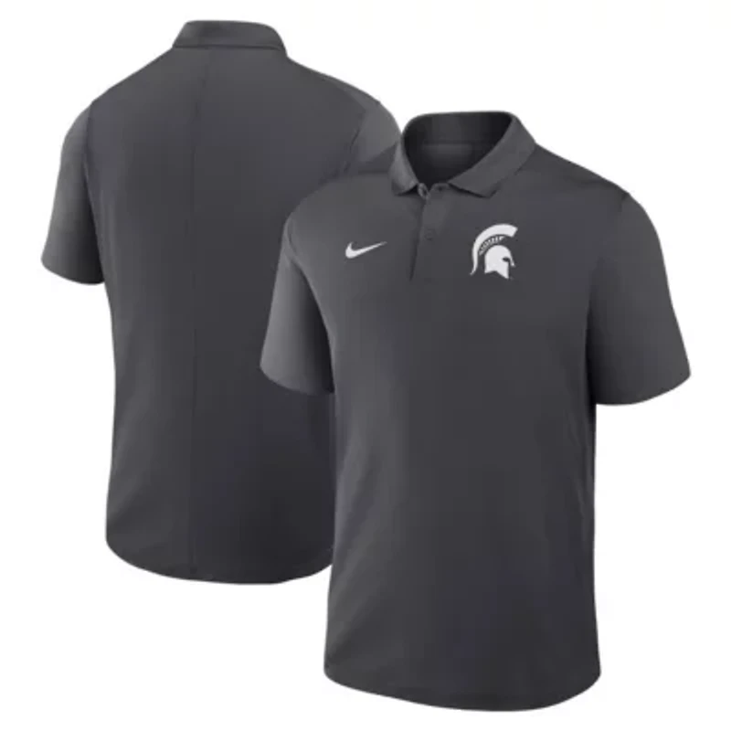 NCAA Nike Michigan State Spartans Primetime Victory Primary Logo Performance Polo