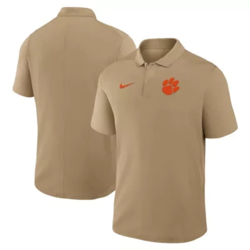 NCAA Nike Clemson Tigers Primetime Victory Primary Logo Performance Polo