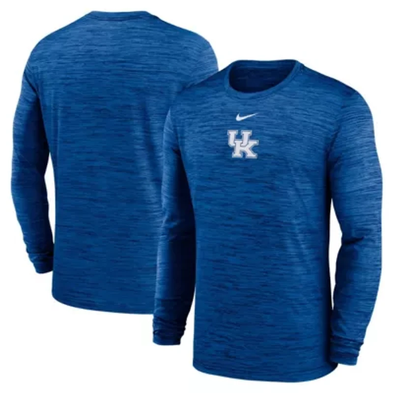 NCAA Nike Kentucky Wildcats 2025 Sideline Velocity Dri-FIT Long Sleeve T-Shirt