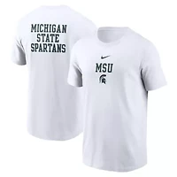 NCAA Nike Michigan State Spartans 2-Hit Stacked T-Shirt