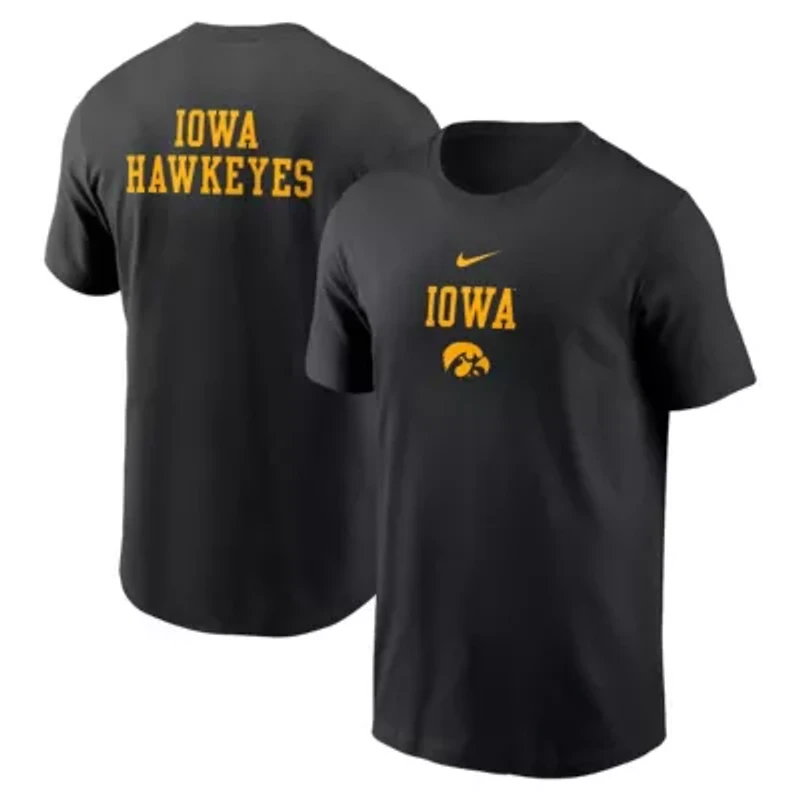 NCAA Nike Iowa Hawkeyes 2-Hit Stacked T-Shirt