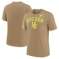 NCAA Nike Light Oregon Ducks Legacy Arch Tri-Blend T-Shirt