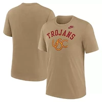 NCAA Nike Light USC Trojans Legacy Arch Tri-Blend T-Shirt