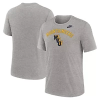 NCAA Nike West Virginia Mountaineers Legacy Arch Tri-Blend T-Shirt