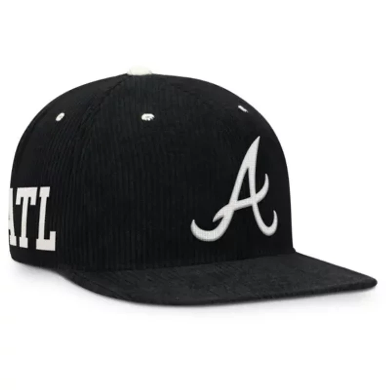 MLB Nike Atlanta Braves Pro Corduroy Structured Snapback Hat