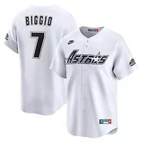 MLB Nike Craig Biggio Houston Astros Throwback Cooperstown Collection Limited Jersey