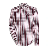 NCAA Mississippi State Bulldogs Tending Tri-Blend Button-Down Long Sleeve Shirt