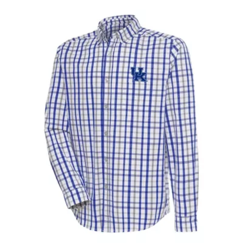 NCAA Kentucky Wildcats Tending 2 Button-Down Long Sleeve Shirt