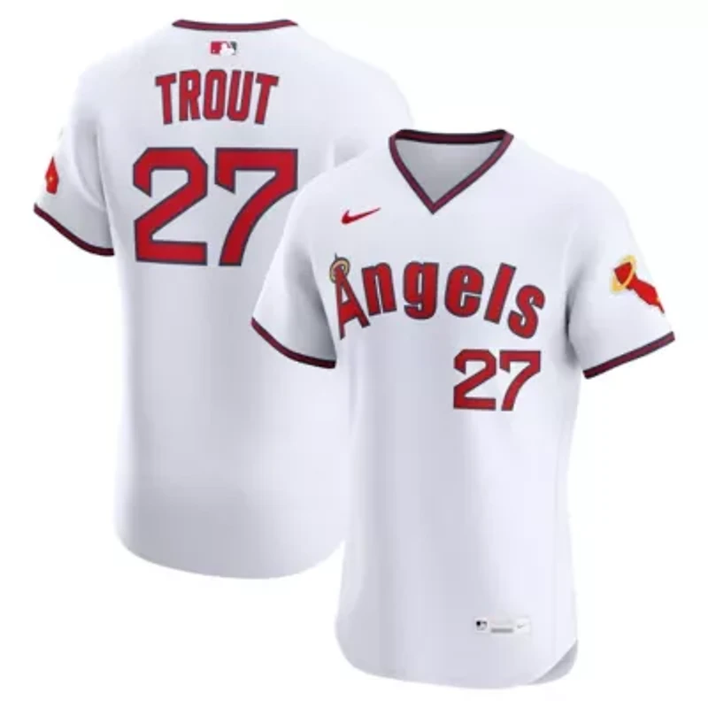 MLB Nike Mike Trout Los Angeles Angels Alternate 2 Elite Jersey