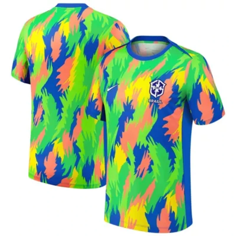 Soccer National Teams Nike Brazil Team 2025 Academy Pro Pre-Match Performance Top