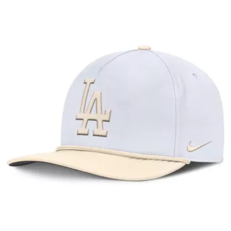 MLB Nike White/Cream Los Angeles Dodgers Pro Performance Snapback Hat
