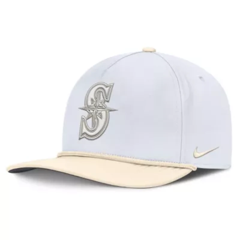 MLB Nike White/Cream Seattle Mariners Pro Performance Snapback Hat
