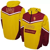 NCAA Franchise Club USC Trojans Action Anorak Half-Zip Jacket