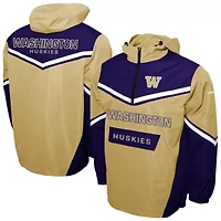 NCAA Franchise Club Washington Huskies Action Anorak Half-Zip Jacket