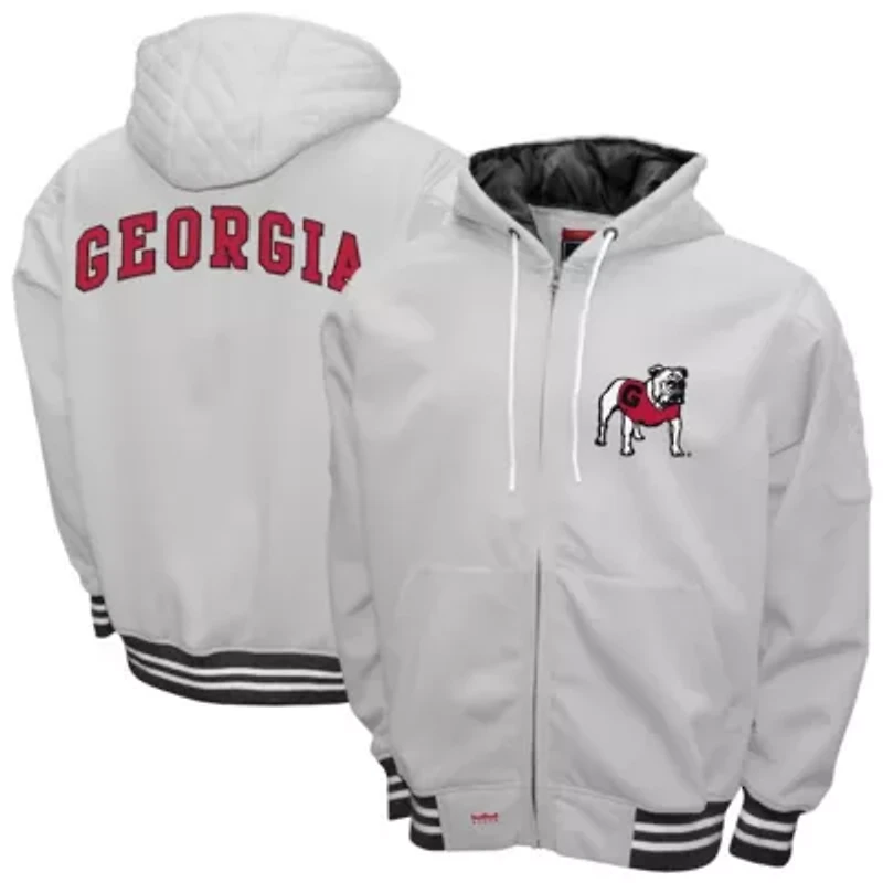 NCAA Franchise Club Georgia Bulldogs Grind Full-Zip Hoodie Jacket
