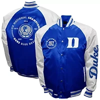 Duke Blue Devils NCAA Franchise Club Satin Full-Snap Jacket