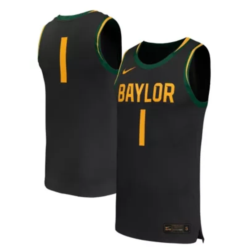 NCAA Nike #1 Baylor Bears Replica Basketball Jersey