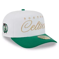 NBA White/Kelly Boston Celtics 2025 Draft A-Frame 59FIFTY Fitted Hat