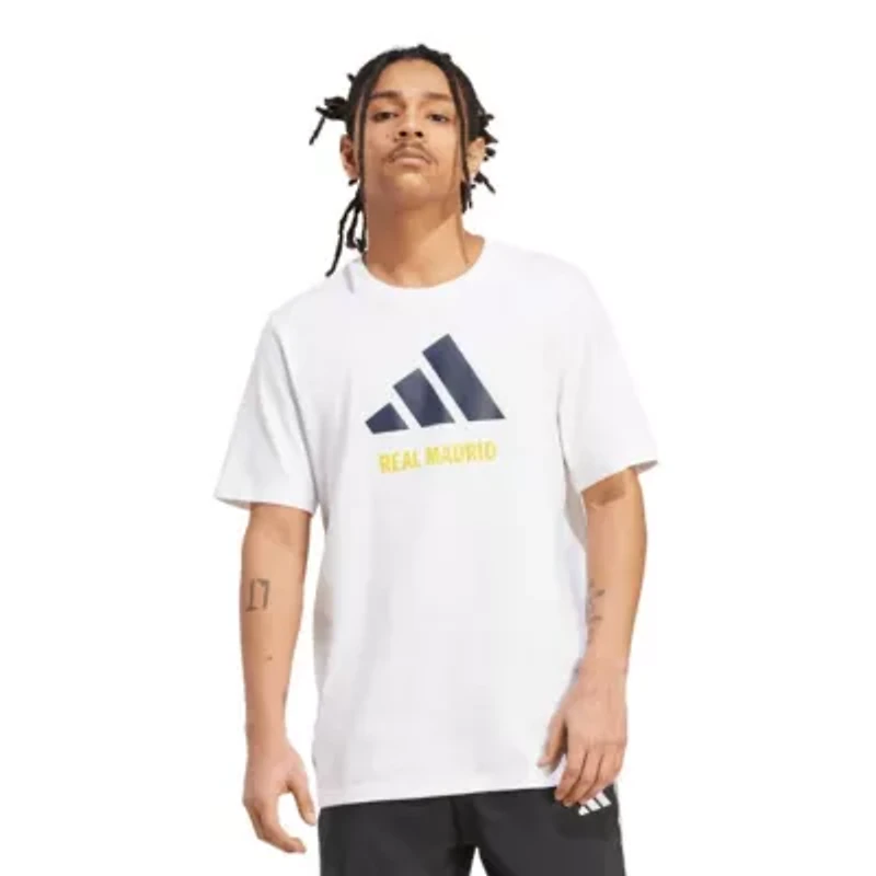 La Liga Real Madrid Three-Stripe Wordmark T-Shirt