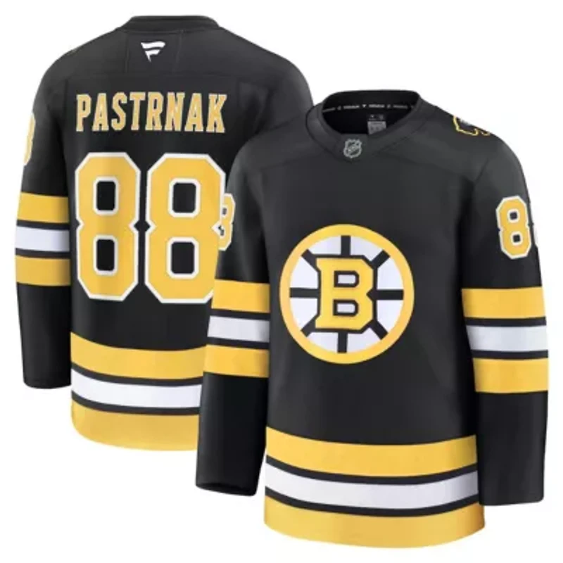 NHL Fanatics David Pastrnak Home Premium Player Jersey