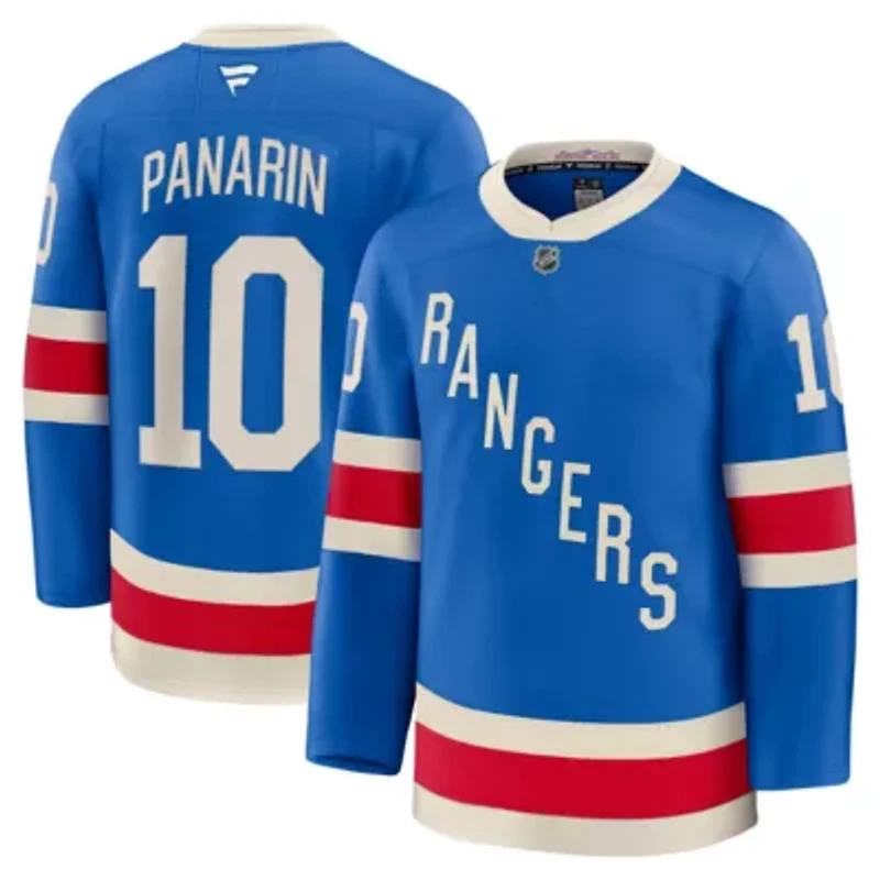 NHL Fanatics Artemi Panarin New York Rangers Centennial Premium Jersey