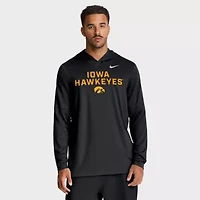 NCAA Nike Iowa Hawkeyes 2025 Sideline Dri-FIT Long Sleeve Hoodie T-Shirt