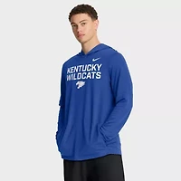 NCAA Nike Kentucky Wildcats 2025 Sideline Dri-FIT Long Sleeve Hoodie T-Shirt