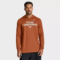 NCAA Nike Texas Longhorns 2025 Sideline Dri-FIT Long Sleeve Hoodie T-Shirt