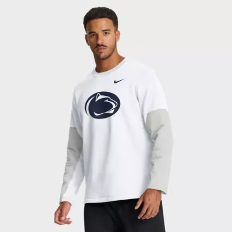 NCAA Nike Penn State Nittany Lions 2025 Sideline Coach Therma-FIT Long Sleeve T-Shirt