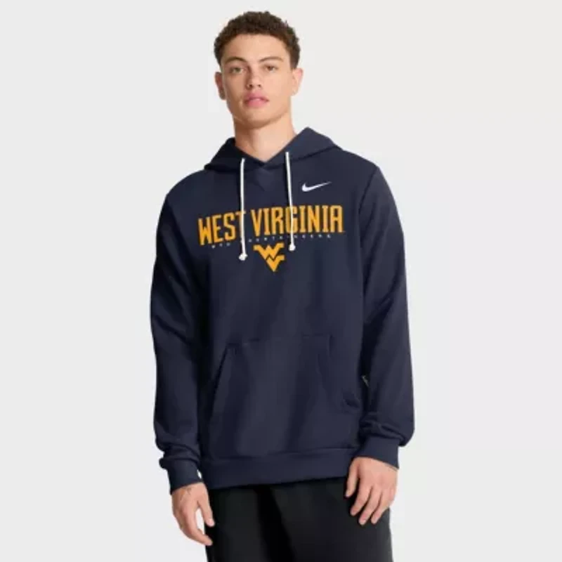 NCAA Nike West Virginia Mountaineers 2025 Sideline Standard Issue Dri-FIT Hoodie