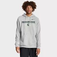 NCAA Nike Michigan State Spartans 2025 Sideline Standard Issue Dri-FIT Hoodie