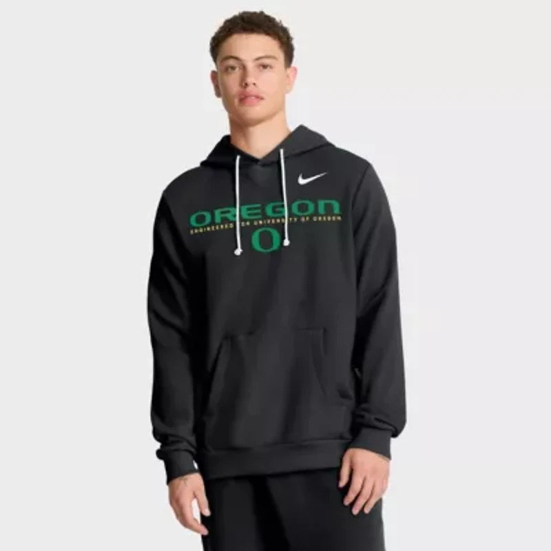 NCAA Nike Oregon Ducks 2025 Sideline Standard Issue Dri-FIT Hoodie