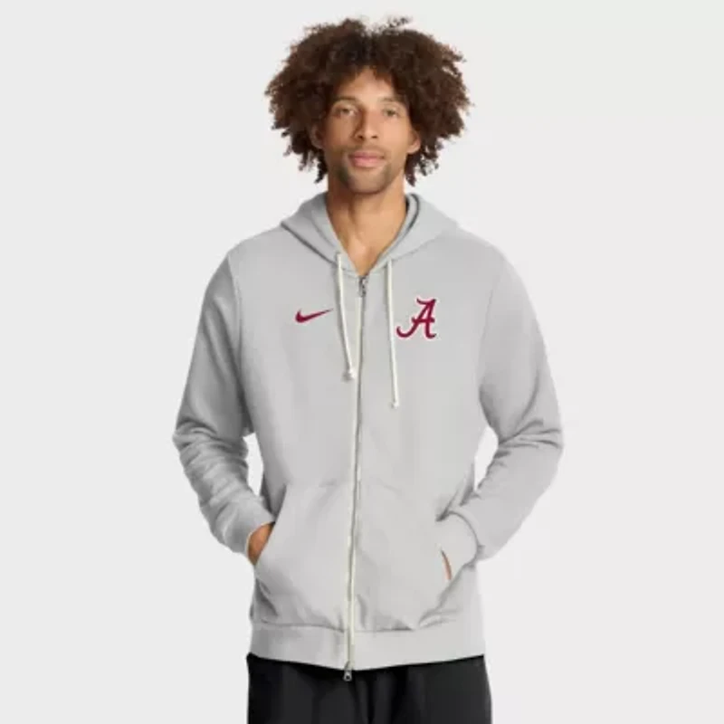 Alabama Crimson Tide NCAA Nike 2025 Sideline Standard Issue Dri-FIT Full-Zip Hoodie