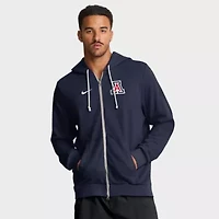 NCAA Nike Arizona Wildcats 2025 Sideline Standard Issue Dri-FIT Full-Zip Hoodie