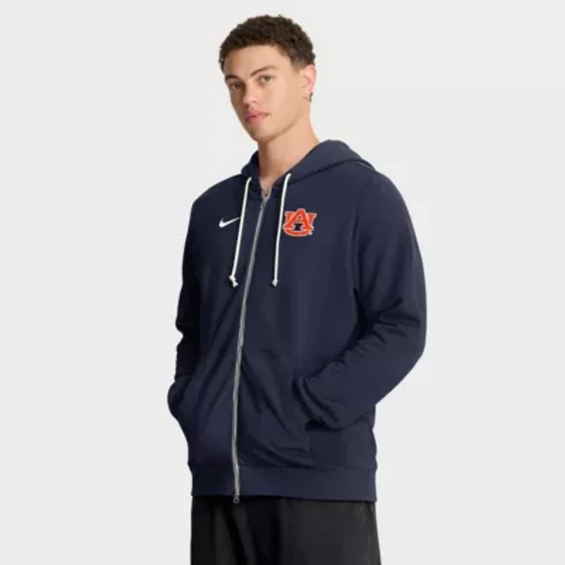 NCAA Nike Auburn Tigers 2025 Sideline Standard Issue Dri-FIT Full-Zip Hoodie