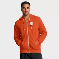 NCAA Nike Clemson Tigers 2025 Sideline Standard Issue Dri-FIT Full-Zip Hoodie