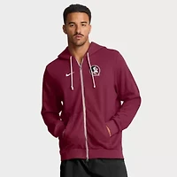 NCAA Nike Florida State Seminoles 2025 Sideline Standard Issue Dri-FIT Full-Zip Hoodie