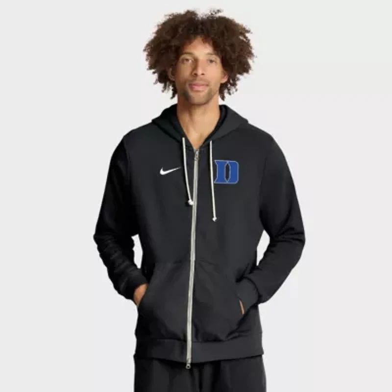Duke Blue Devils NCAA Nike 2025 Sideline Standard Issue Dri-FIT Full-Zip Hoodie