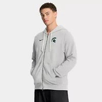 NCAA Nike Michigan State Spartans 2025 Sideline Standard Issue Dri-FIT Full-Zip Hoodie
