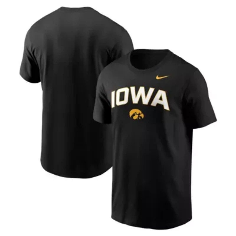 NCAA Nike Iowa Hawkeyes Primetime Arch Stack T-Shirt