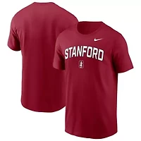 Stanford Cardinal NCAA Nike Primetime Arch Stack T-Shirt