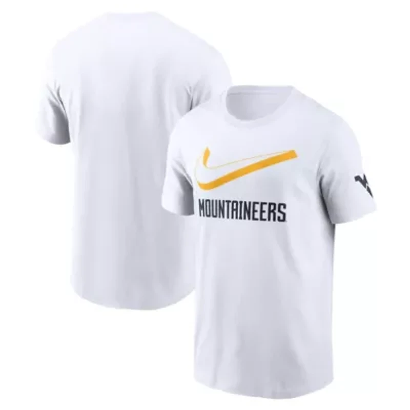 NCAA Nike West Virginia Mountaineers Primetime 2-Hit Swoosh T-Shirt